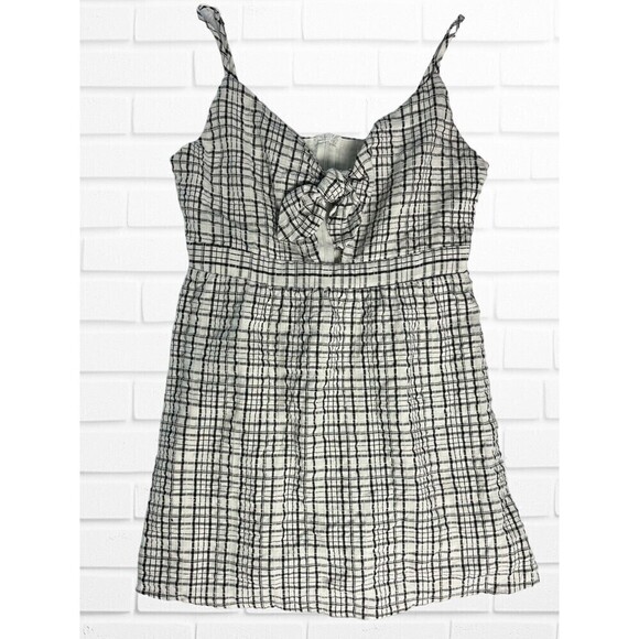 Everly Women's Medium‎ Dress Gingham Mini Bow - Picture 2 of 8